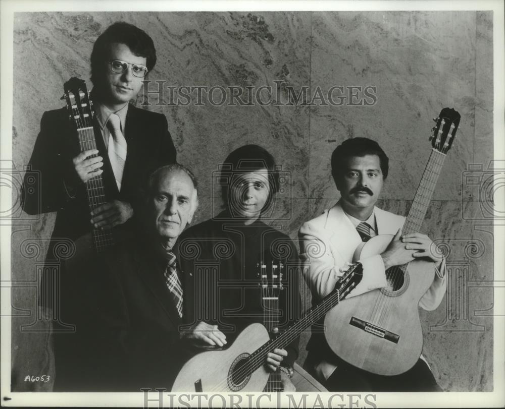 1979 Press Photo Celedonio Romero 7 sons, guitarists Celin, Pepe and Angel