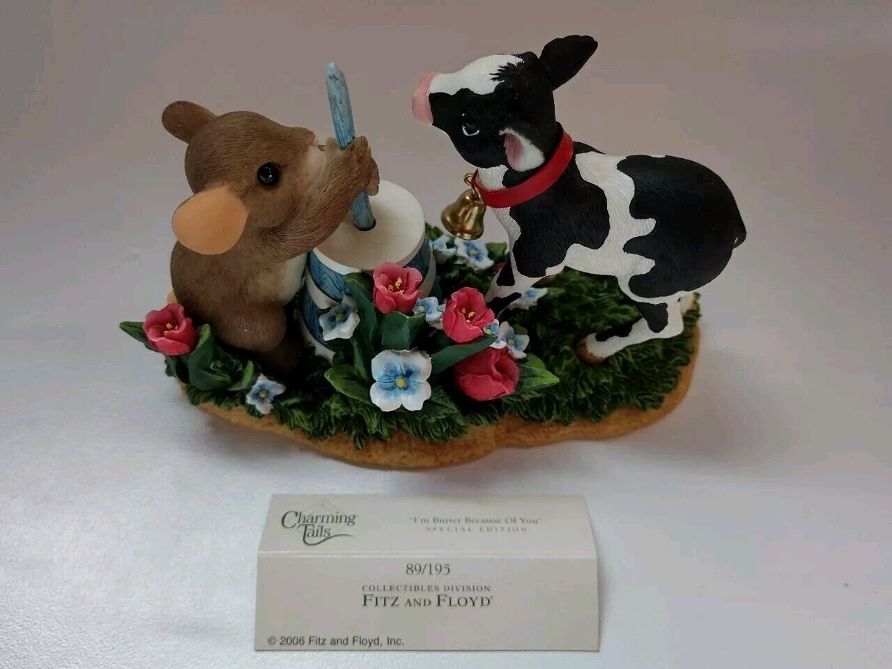 Charming Tails Fitz & Floyd Mice Figurine \
