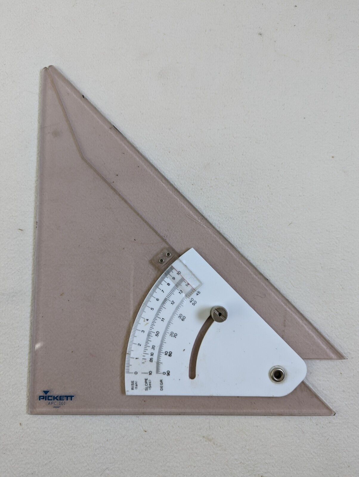 Pickett APC-101 Acrylic Adjustable Triangle Drafting Tool Japan