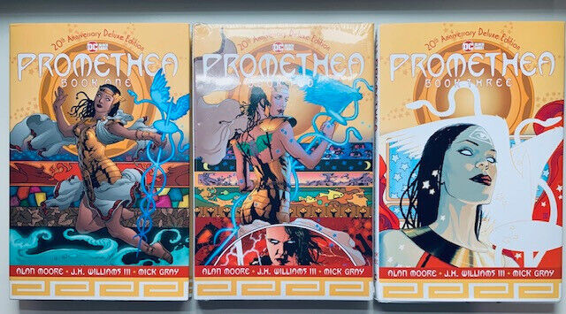 DC Vertigo Comics Promethea 20th Anniversary Deluxe HC Lot Vol. 1 2 3 Alan Moore