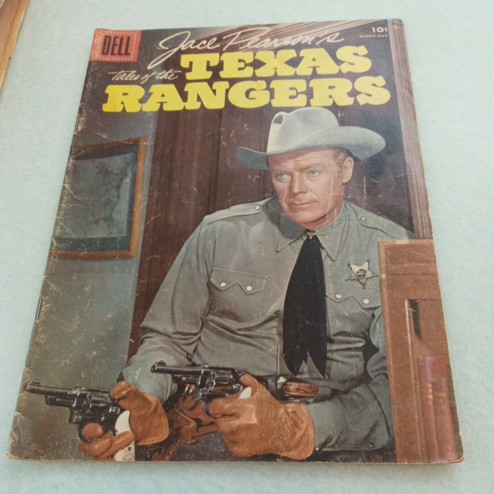 JACE PEARSON'S Tales of the Texas Rangers #11 DELL 1956 silver age western hero