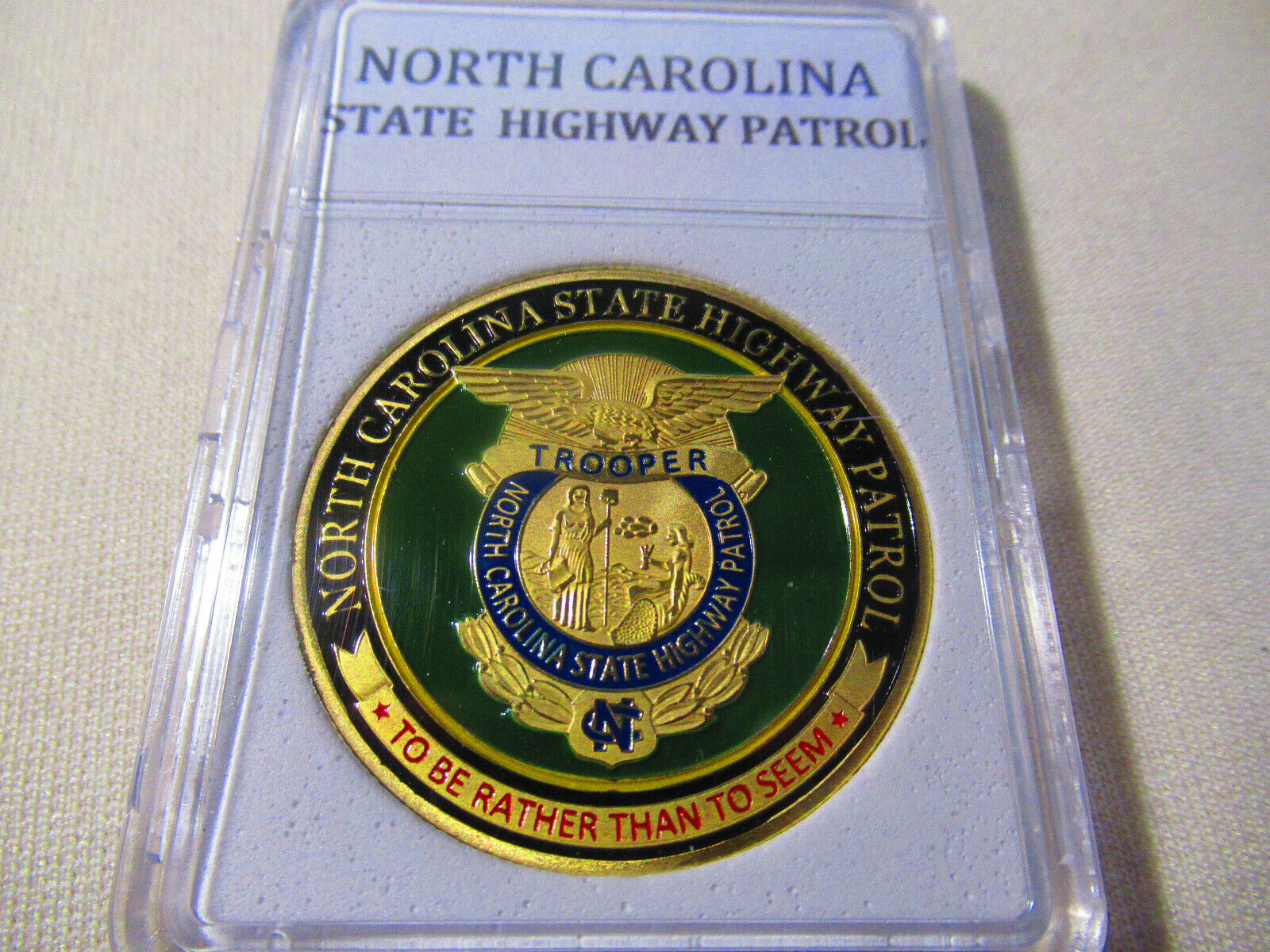 North Carolina State Highway Patrol Challenge Coin