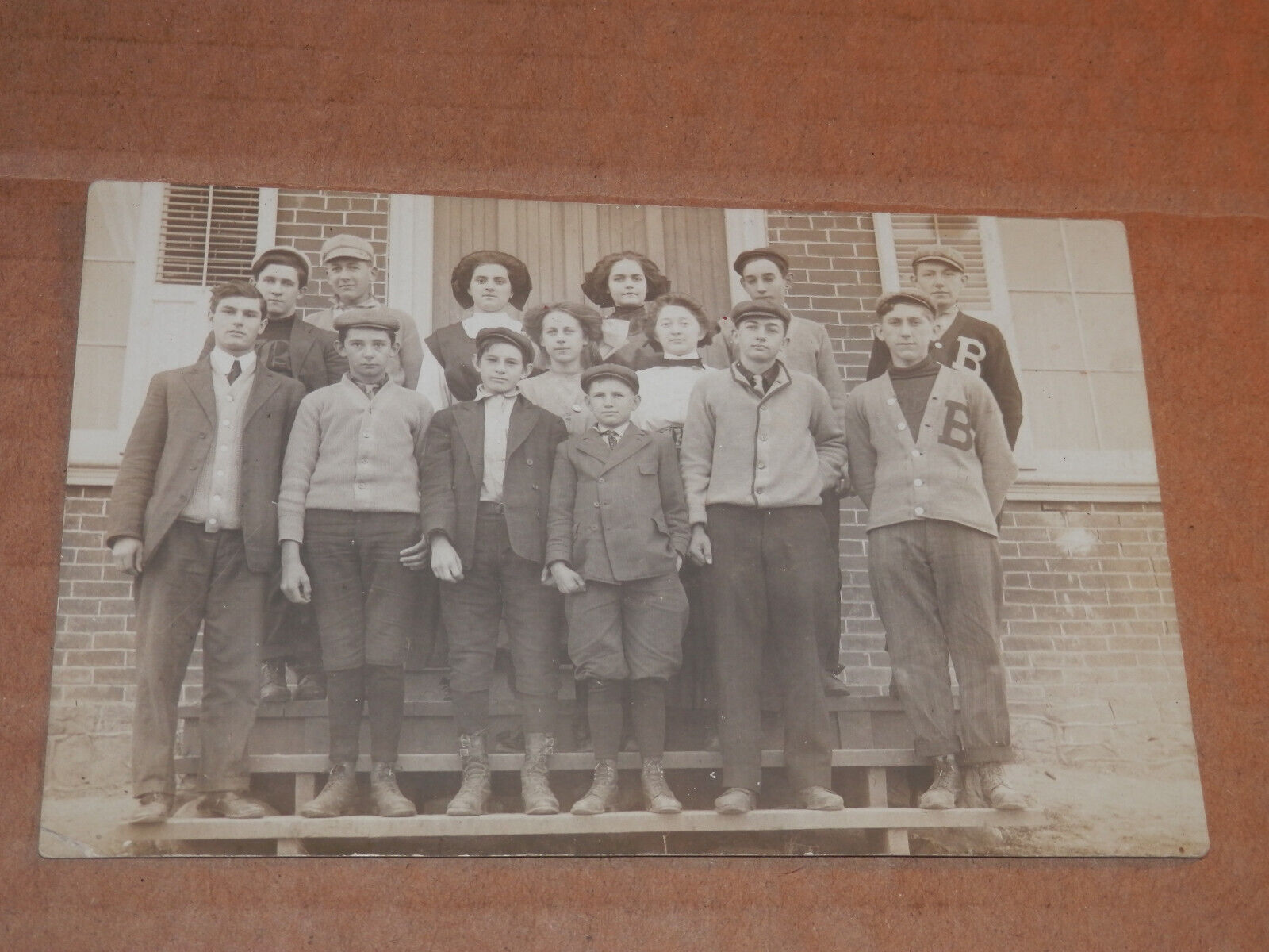 BEAVERTOWN PA - 1907-1918 ERA REAL PHOTO POSTCARD - SCHOOL PHOTO