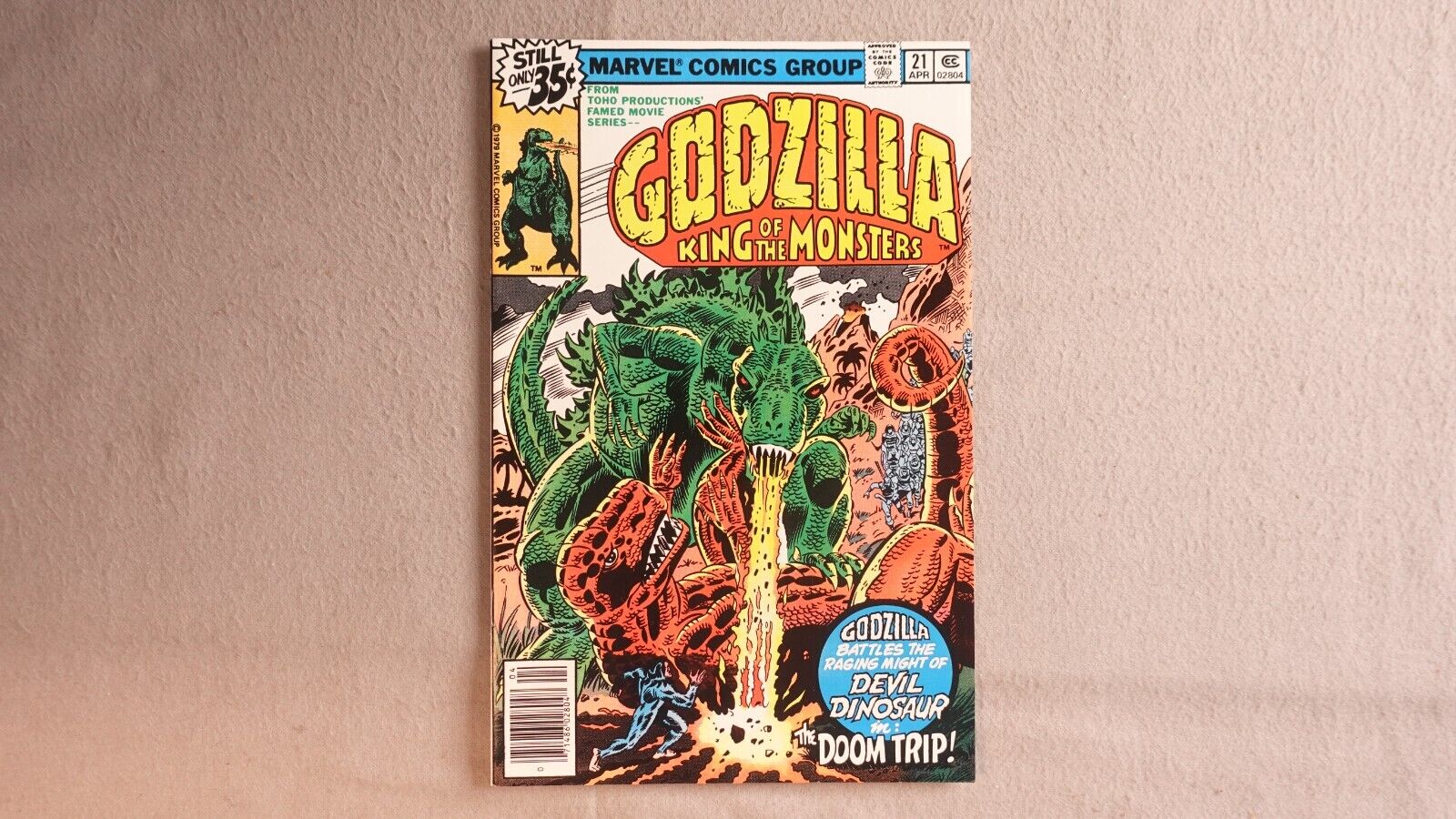 Godzilla #21 Newsstand Marvel Comics 1979