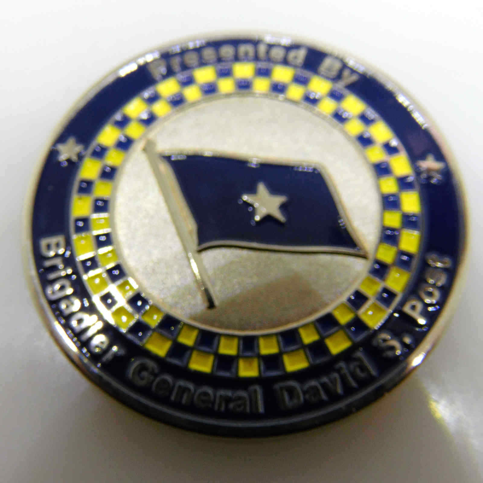 USAF INTEGRITY FIRST BRIGADIER GENERAL DAVID S POST CHALLENGE COIN
