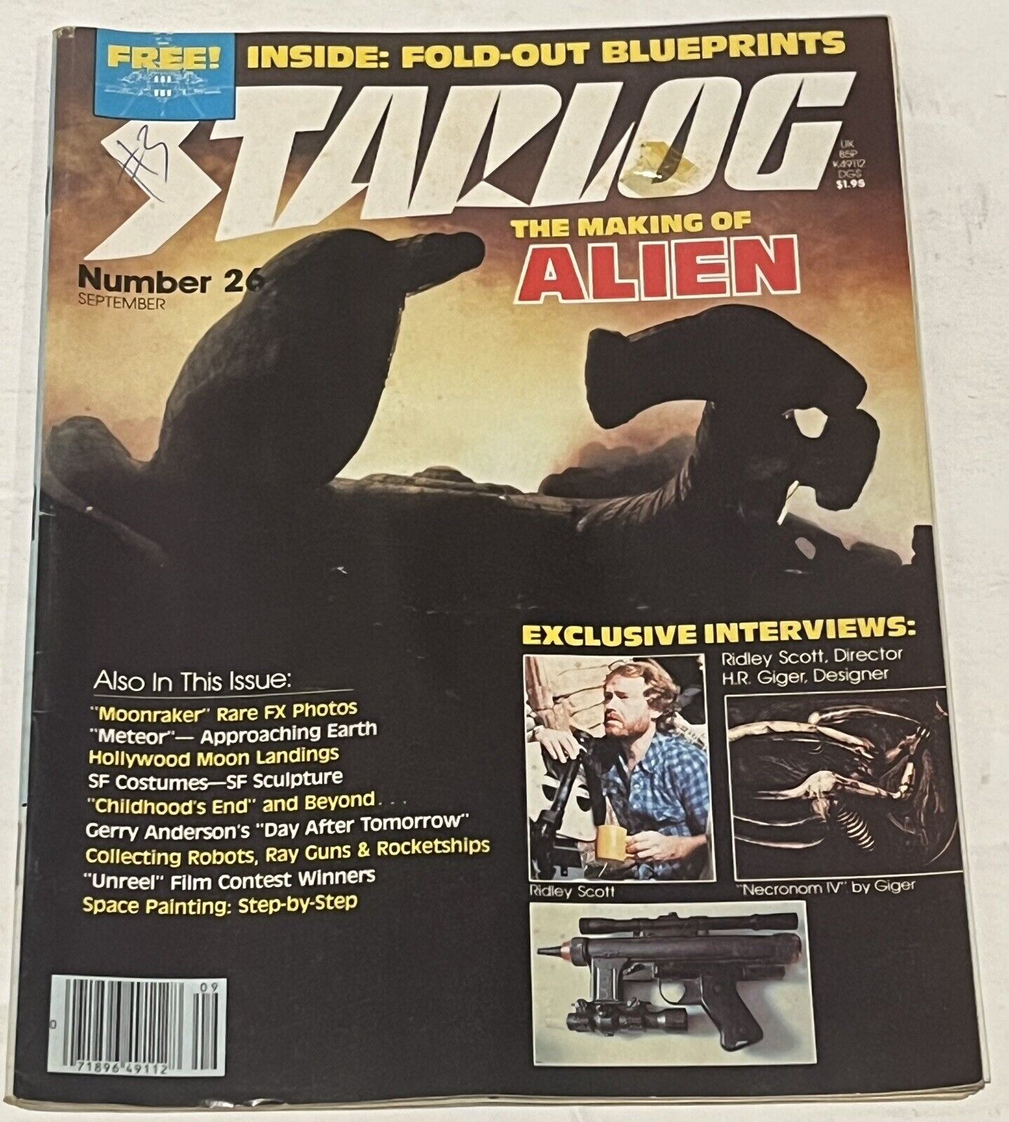 Starlog Magazine #26 September 1979 The Making of Alien Moonraker Meteor
