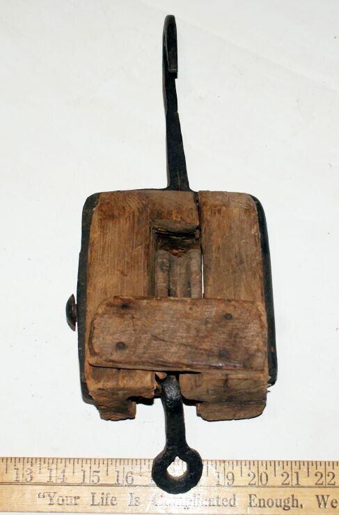 Old Antique Unique pulley Hay Trolley interest