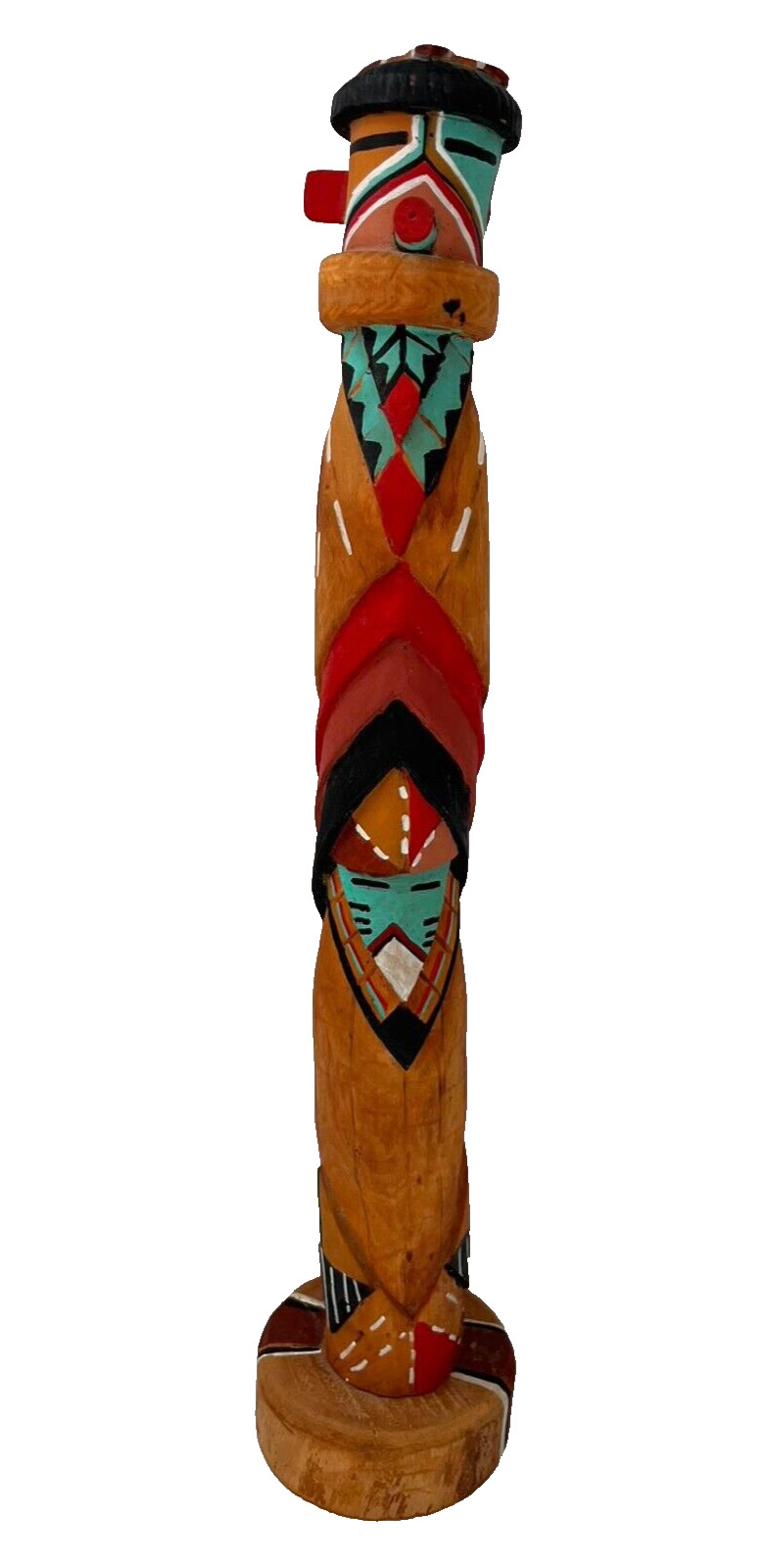Vintage Native American Handcrafted Hopi Kachina Sculpture 12.5