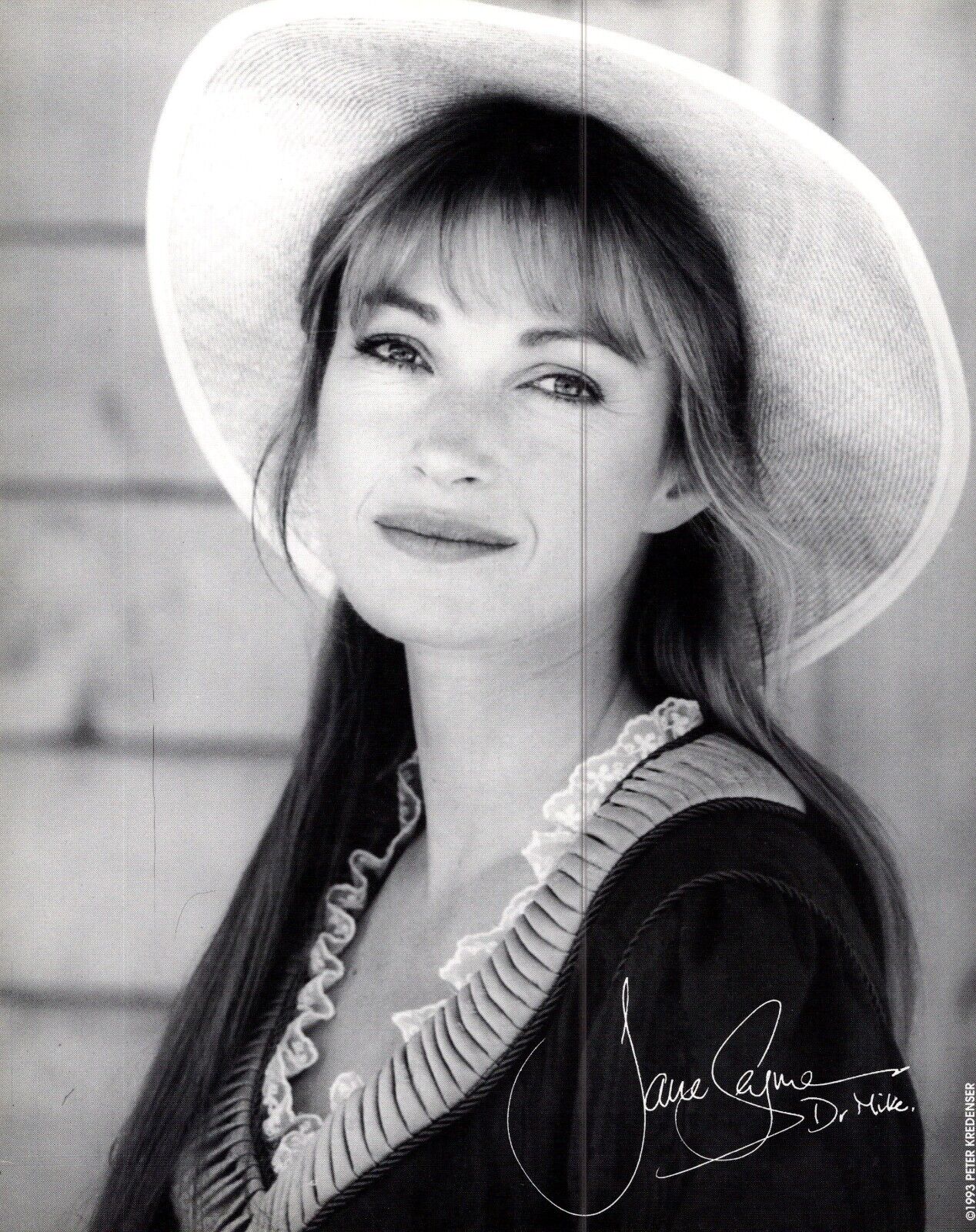 Jane Seymour 🎬⭐ Original Signed Autograph - Hollywood Actress Photo K 87
