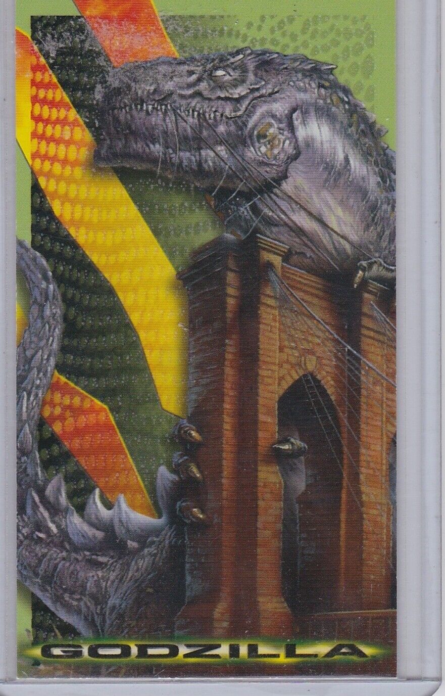 1998 GODZILLA MOTHER OF ALL MONSTERS EMBOSSED GS-1 CHASE CARD