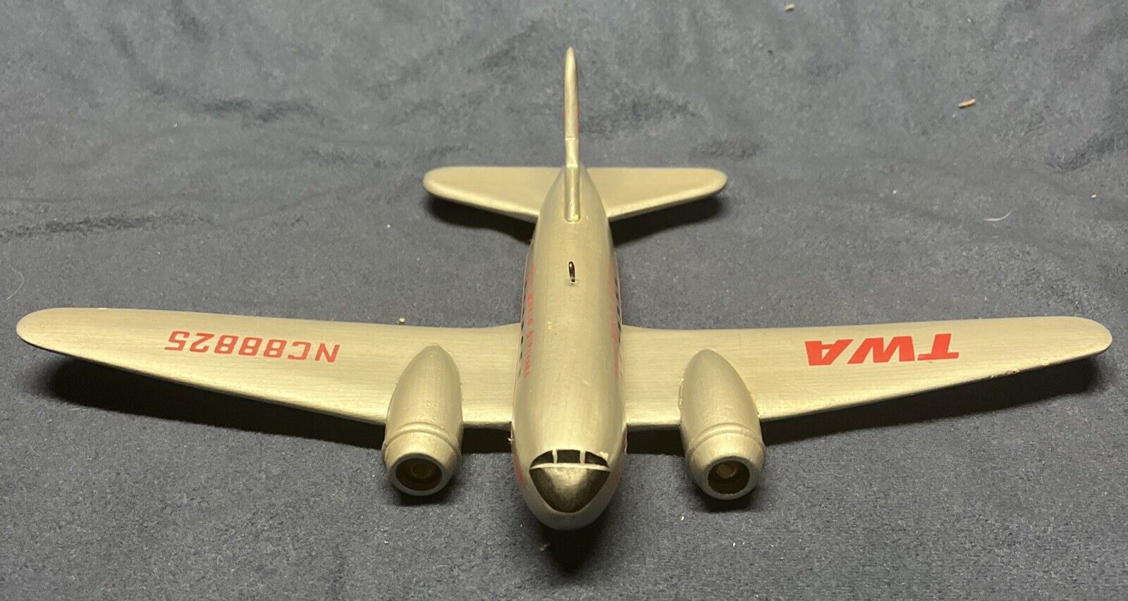 Wooden Airplane TWA NC88825 Wingspan 13.25” (See Photos & Description)
