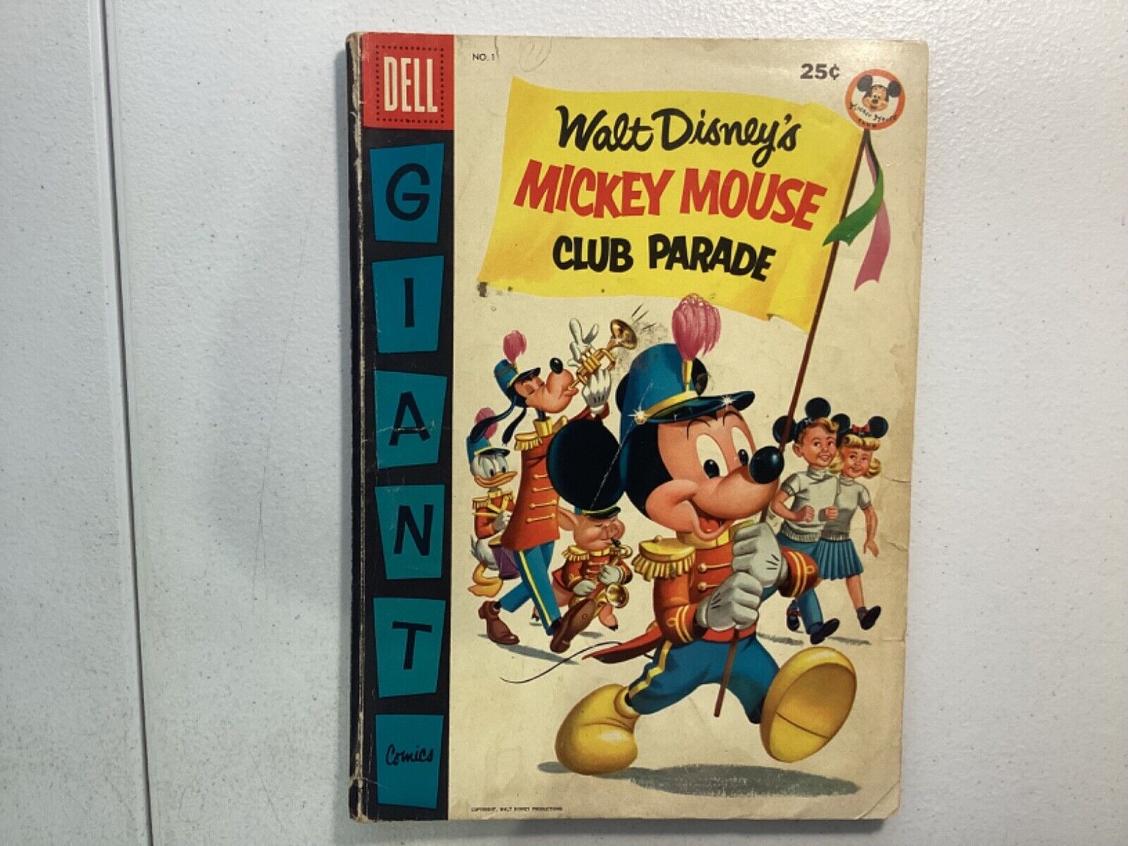 Walt Disneys Mickey Mouse Club Parade 1 1955 Dell Giant Western Publishing VG-