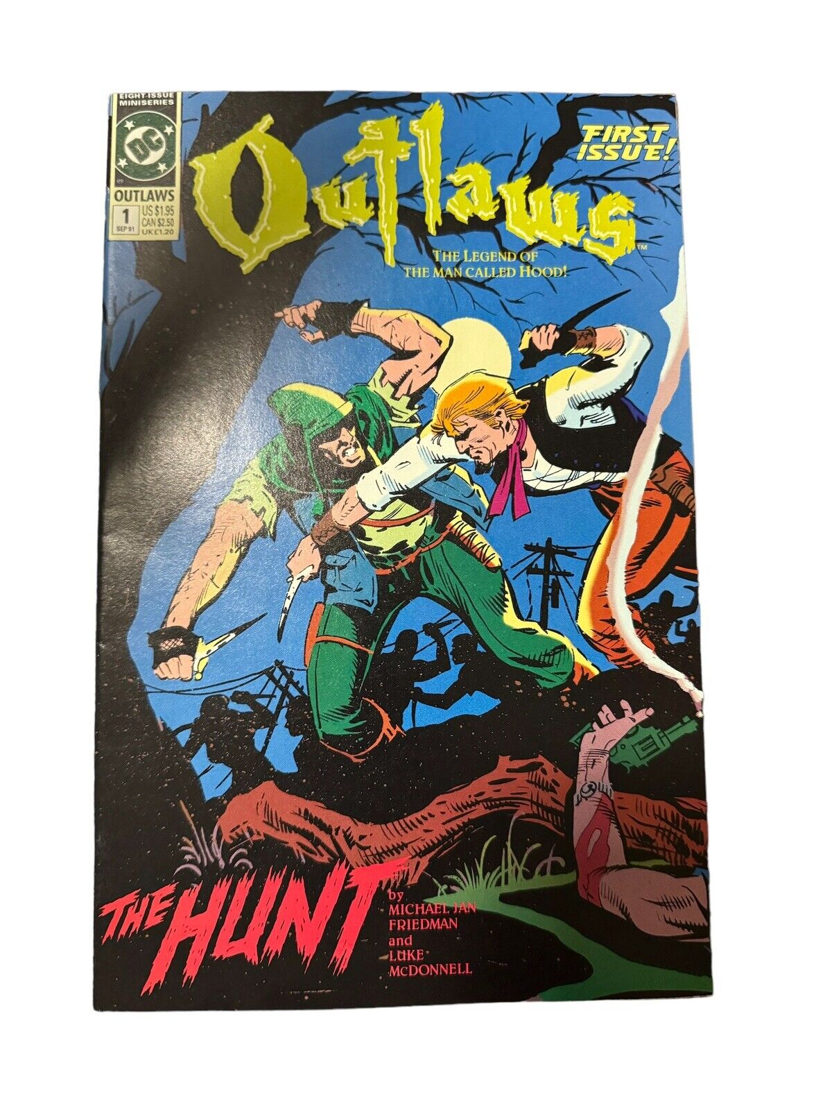 Outlaws - First Issue - The Legends of the Man Called Hood - September 1991
