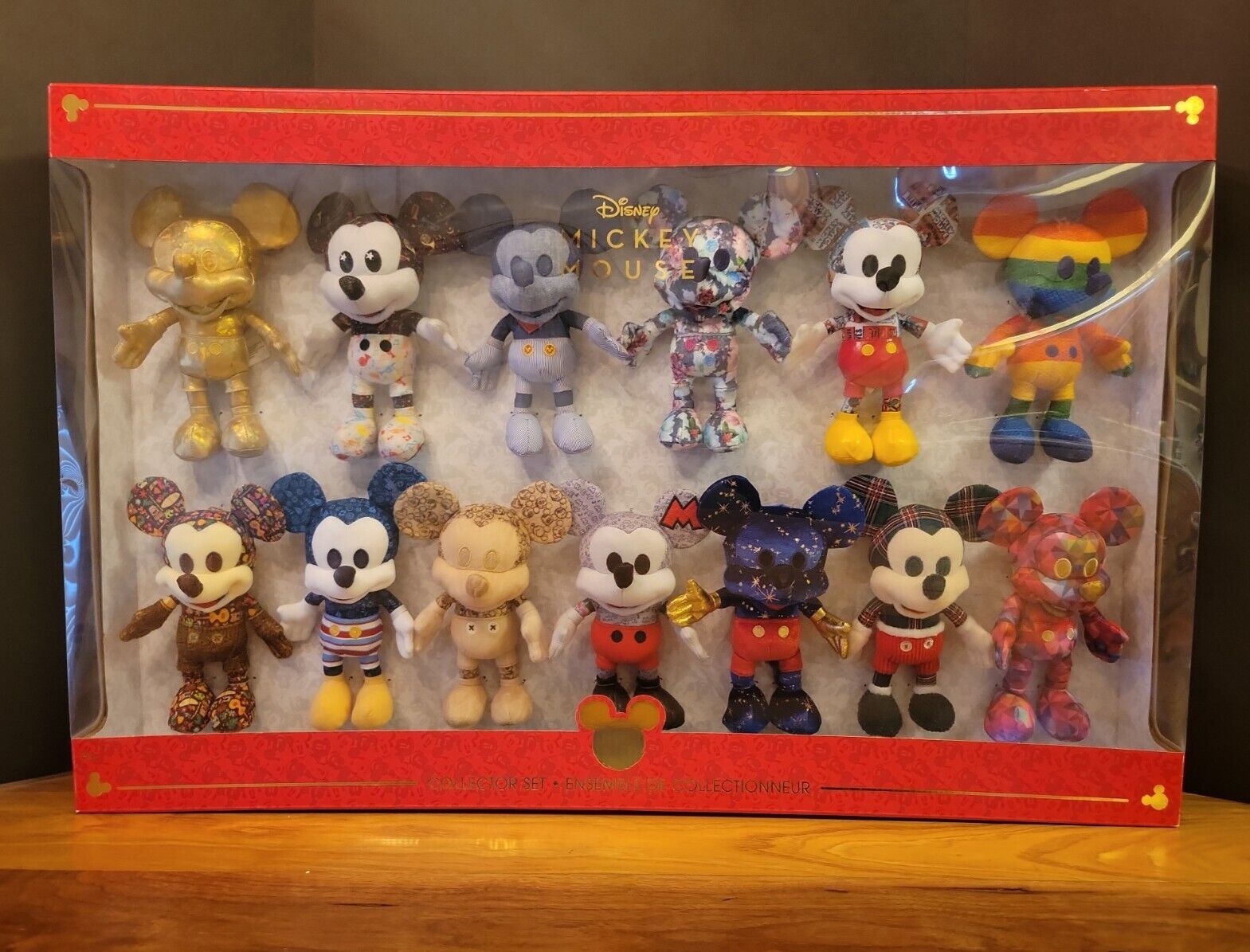 Disney Mickey Mouse Year Of The Mouse 8” Plush 13 Piece Collector Set New In Box