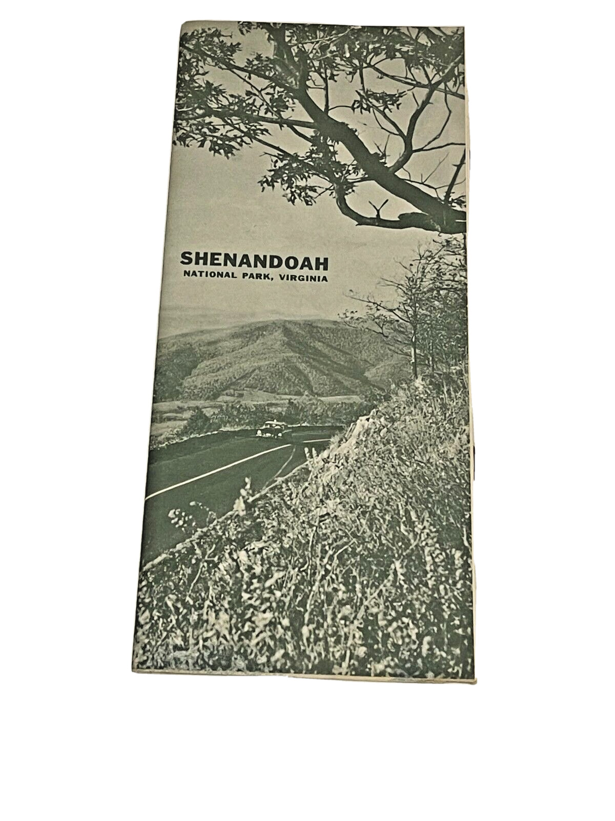 1966 SHENANDOAH NATIONAL PARK, VIRGINIA VINTAGE TRAVEL MAP BOOKLET