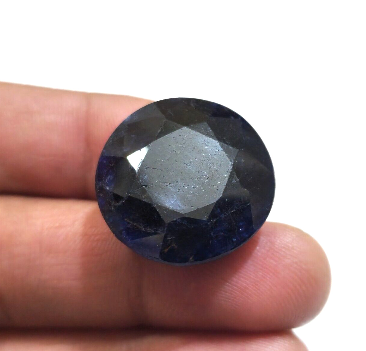 Outstanding Madagascar Dark Blue Sapphire Faceted Round 75 Crt Loose Gemstone