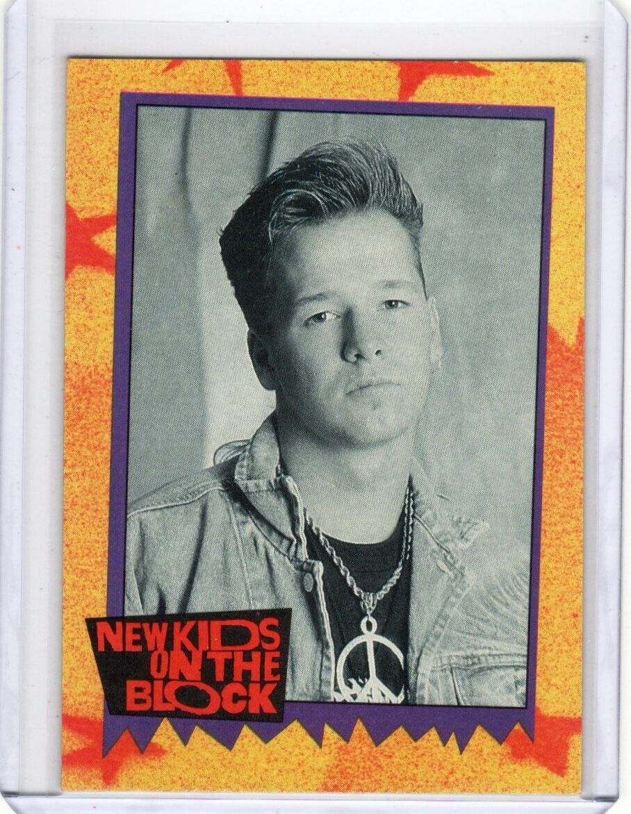 1989-90 Topps New Kids on the Block #17a Quiz Question #7 (two star top)