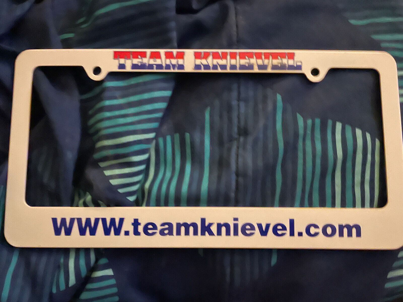 Robbie Knievel License Plate Frame 
