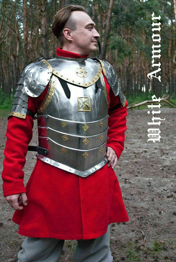 Medieval Polish Hussar Armor cuirass combat Half Armor 17th century Armor Costum