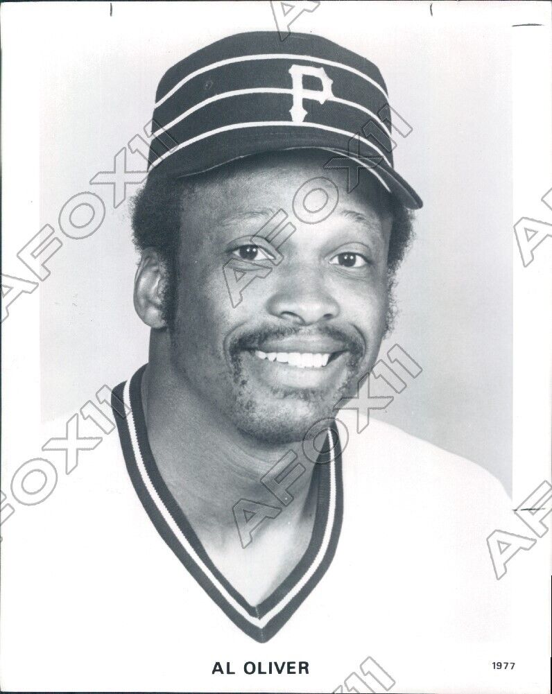 1977 Pittsburgh Pirates Baseball First Baseman Outfielder Al Oliver Press Photo