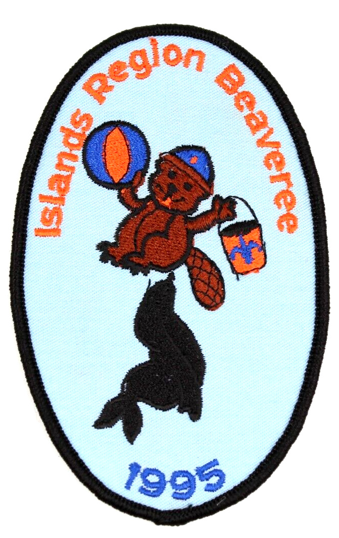 1995 Island Region Beaveree Boy Scouts BSA Patch