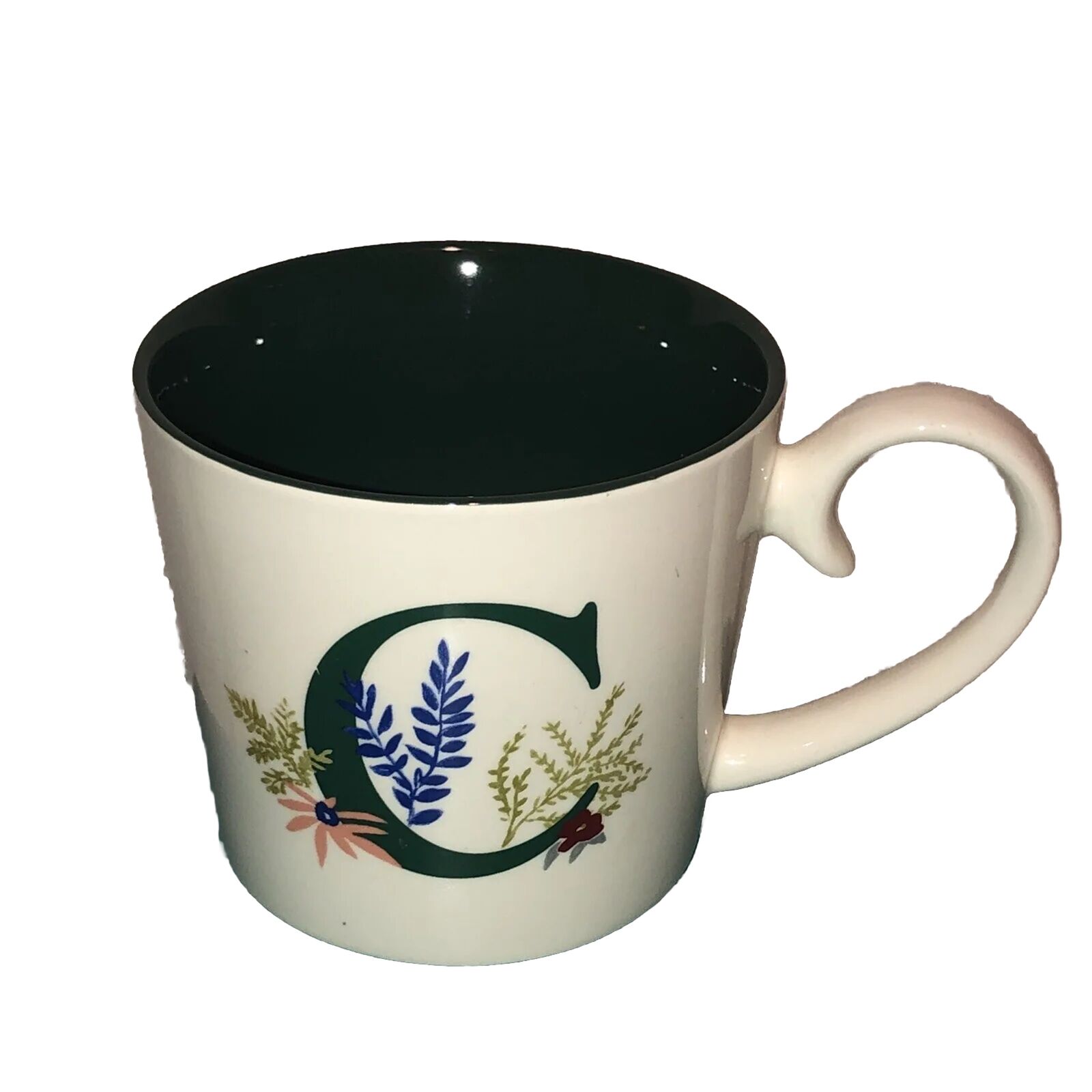 Opalhouse Boho Floral Coffee Mug Large Monogram Initial \