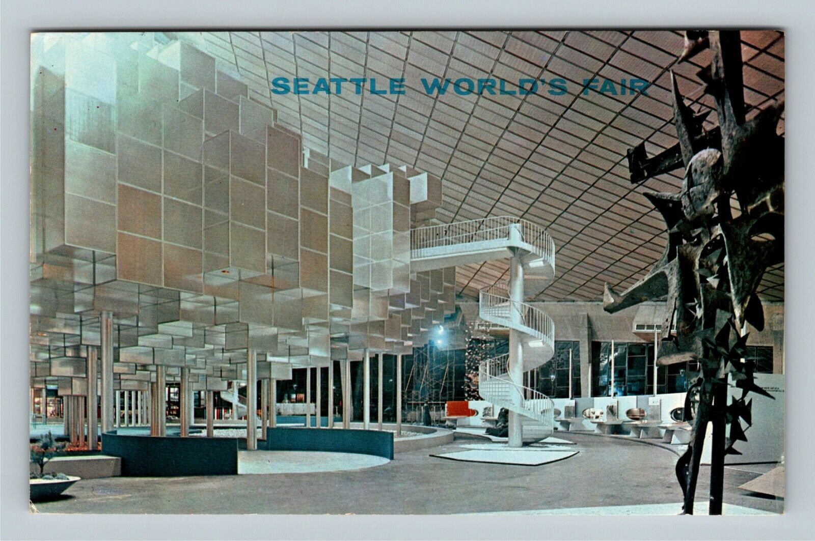 Seattle WA, State Coliseum, World\'s Fair, Washington Vintage Postcard