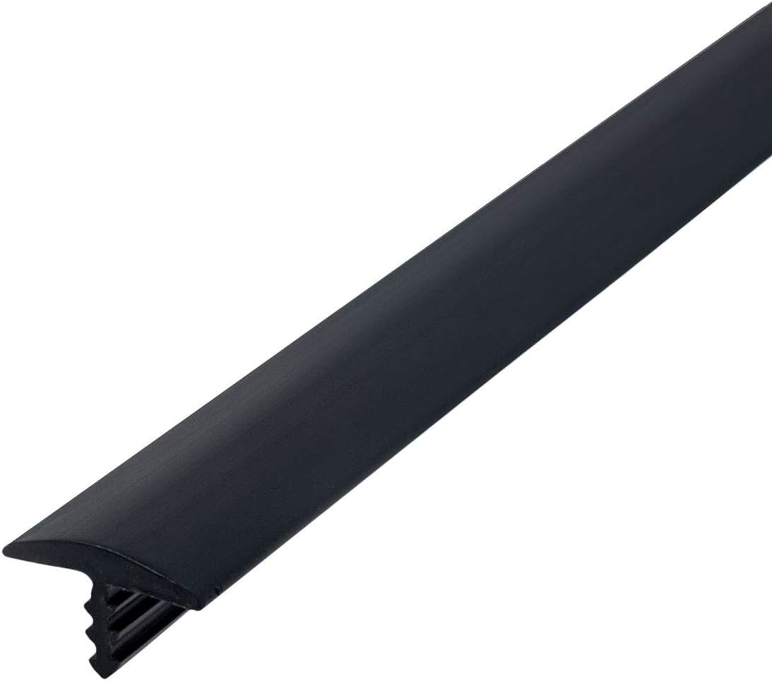 Outwater Plastic T-molding 1/2 Inch Black Flexible Polyethylene Center Barb Tee