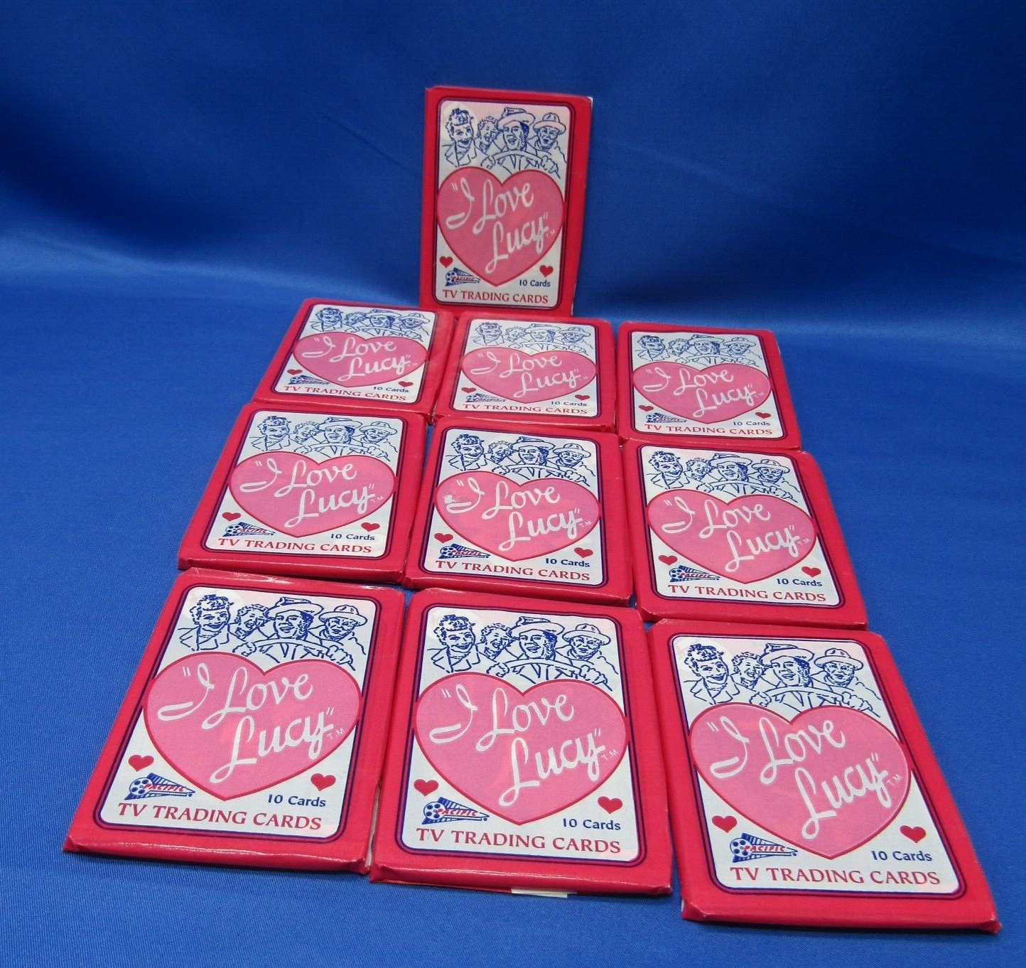 I Love Lucy Vintage Trading Cards TEN Wax Pack 1991 Pacific 50\'s TV Lucille Ball