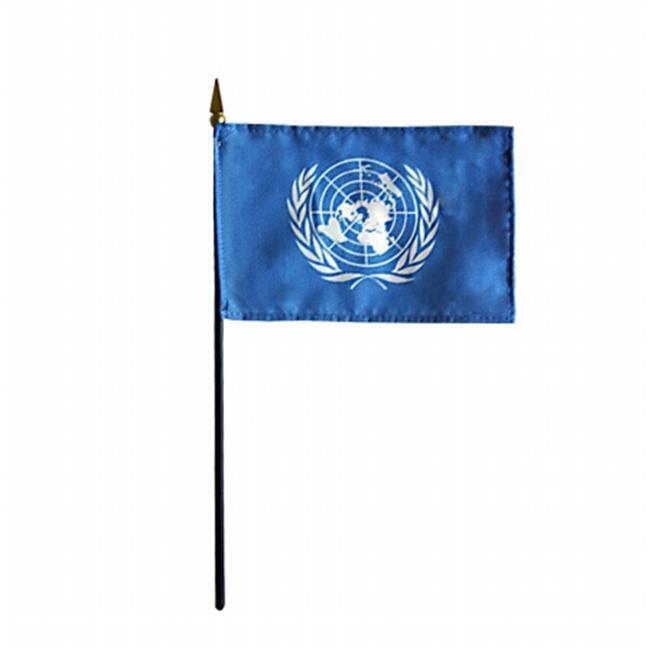 Annin Flagmakers 324550 Eb United Nations 4 x 6 in. 12 Pack
