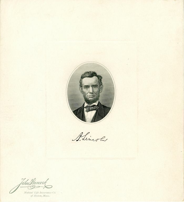 Lincoln Engraving - Presidential