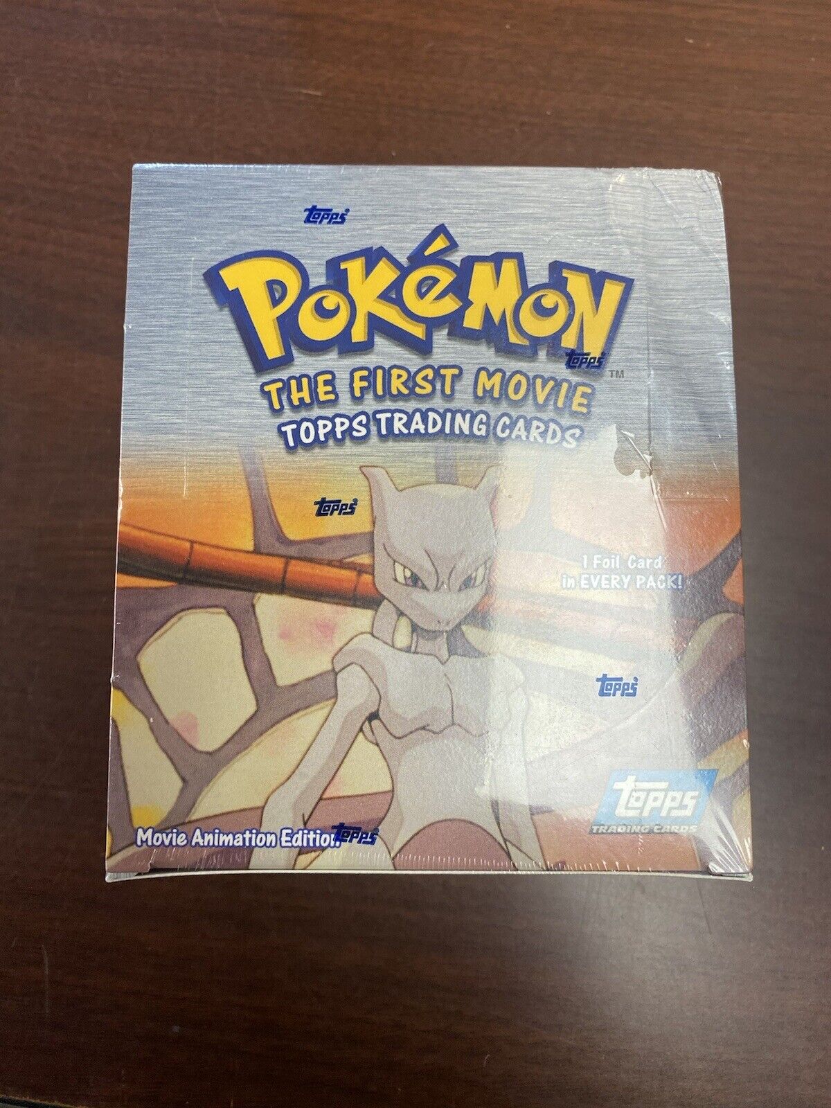1999 Topps Pokemon The First Movie Booster Box 36 Factory Sealed Blue Packs