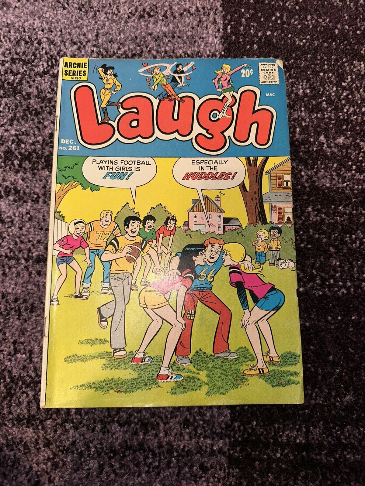 vintage 1972 Archie Series LAUGH #261 Comic Book
