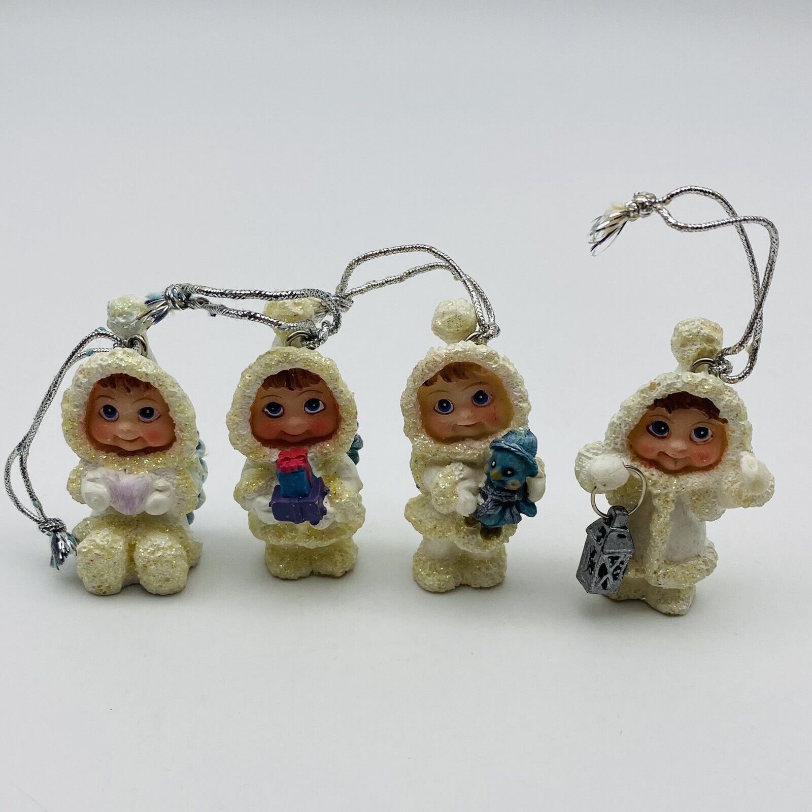 1998 DREAMSICLES Northern Lights Miniature Ornament figurines Set Of 4