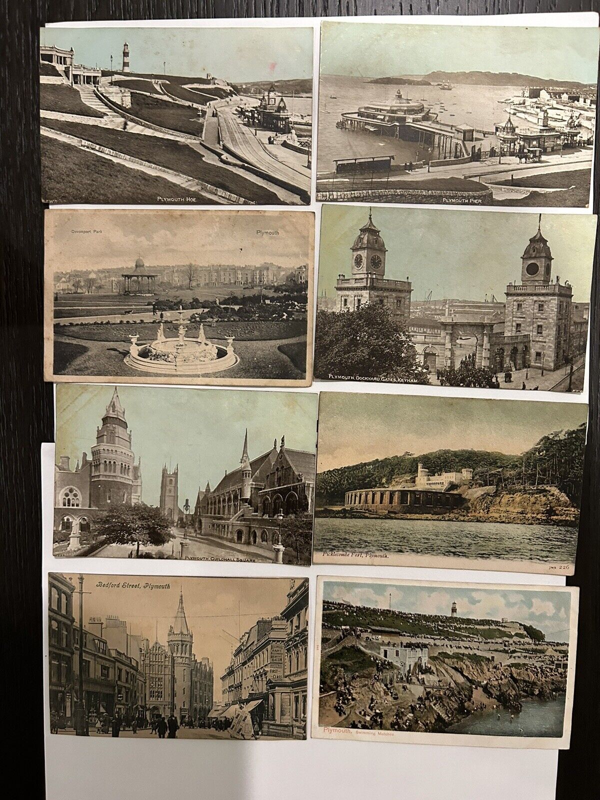 Plymouth UK / Set Of 16 Cards 1910s