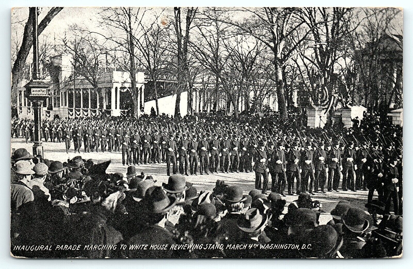 March 4 1909 William Howard Taft President Inaugural Parade Ottenheimer Postcard