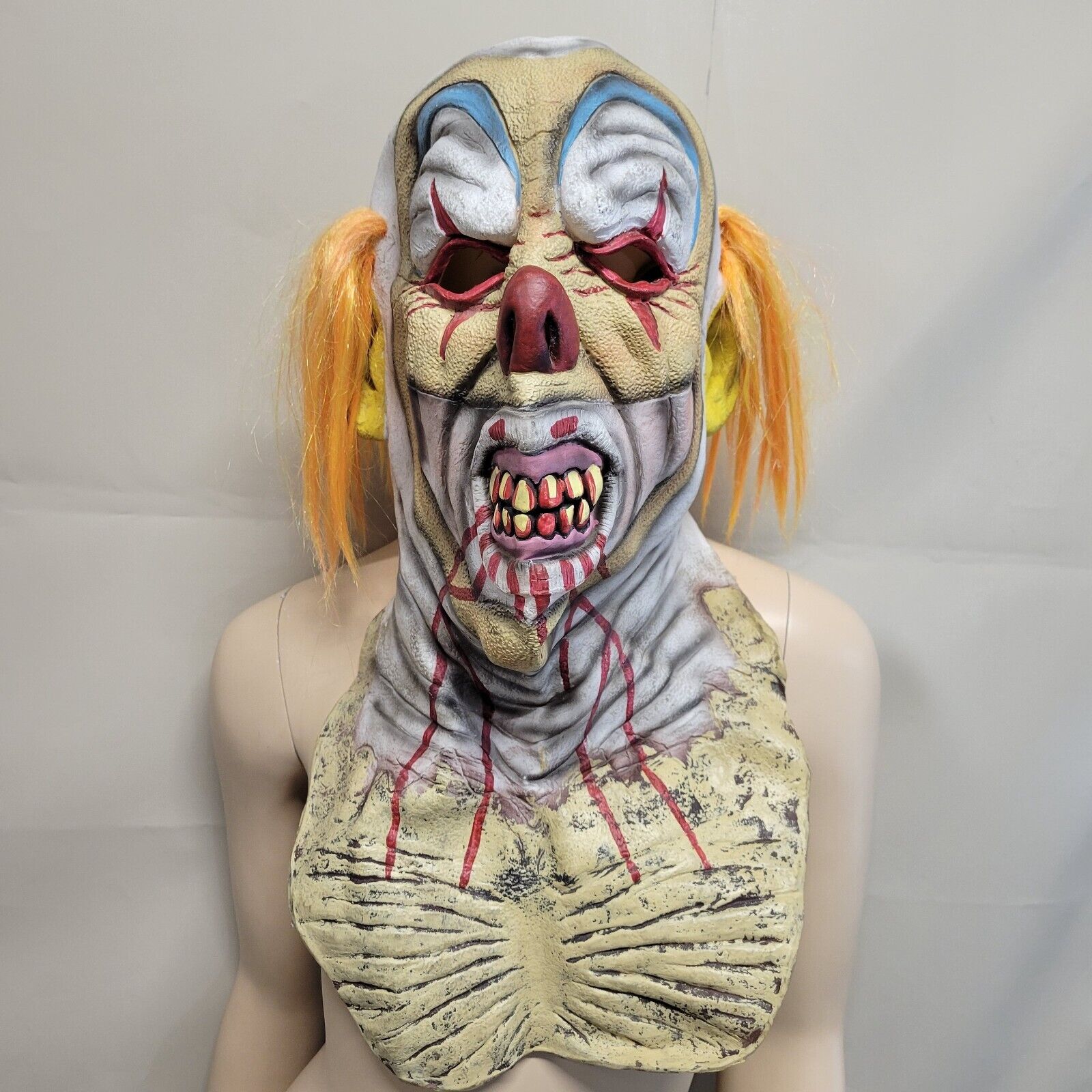 Seasonal Visions Mask Streaks the Clown Scary Latex Full Head