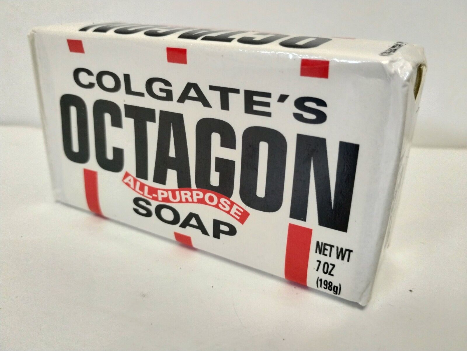 NEW Vintage Antique Colgate\'s Octagon All-Purpose Large Soap 7.05 oz
