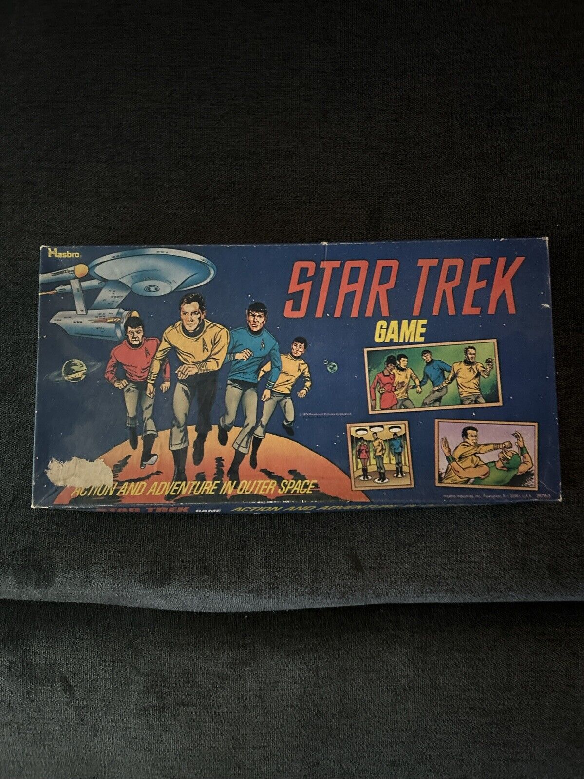 Vintage Star Trek Game by Hasbro 1974 Board Game Complete New Pieces