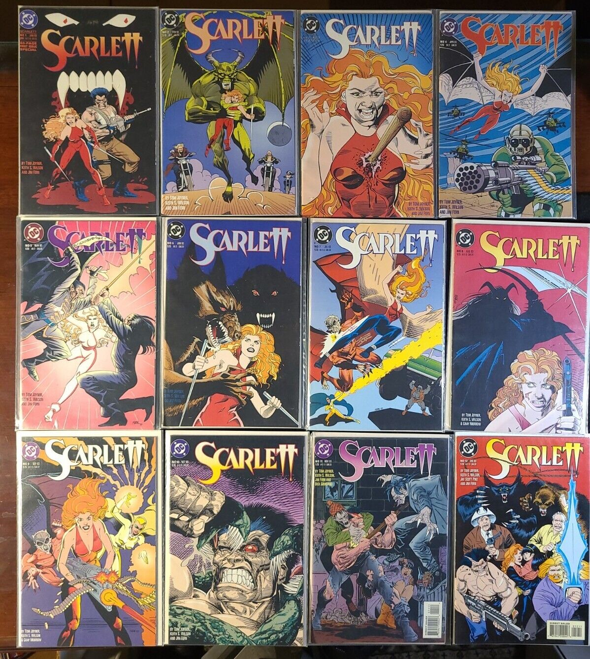 Scarlett #1-12 (1993 DC Comics) Lot Of 12 