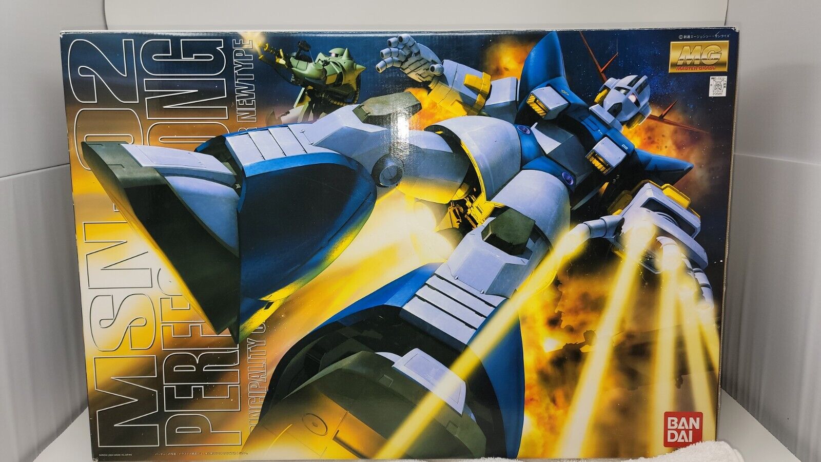 Bandai Mobile Suit Gundam MSN-02 Perfect Zeong MG Assembled Kit Anime Figure