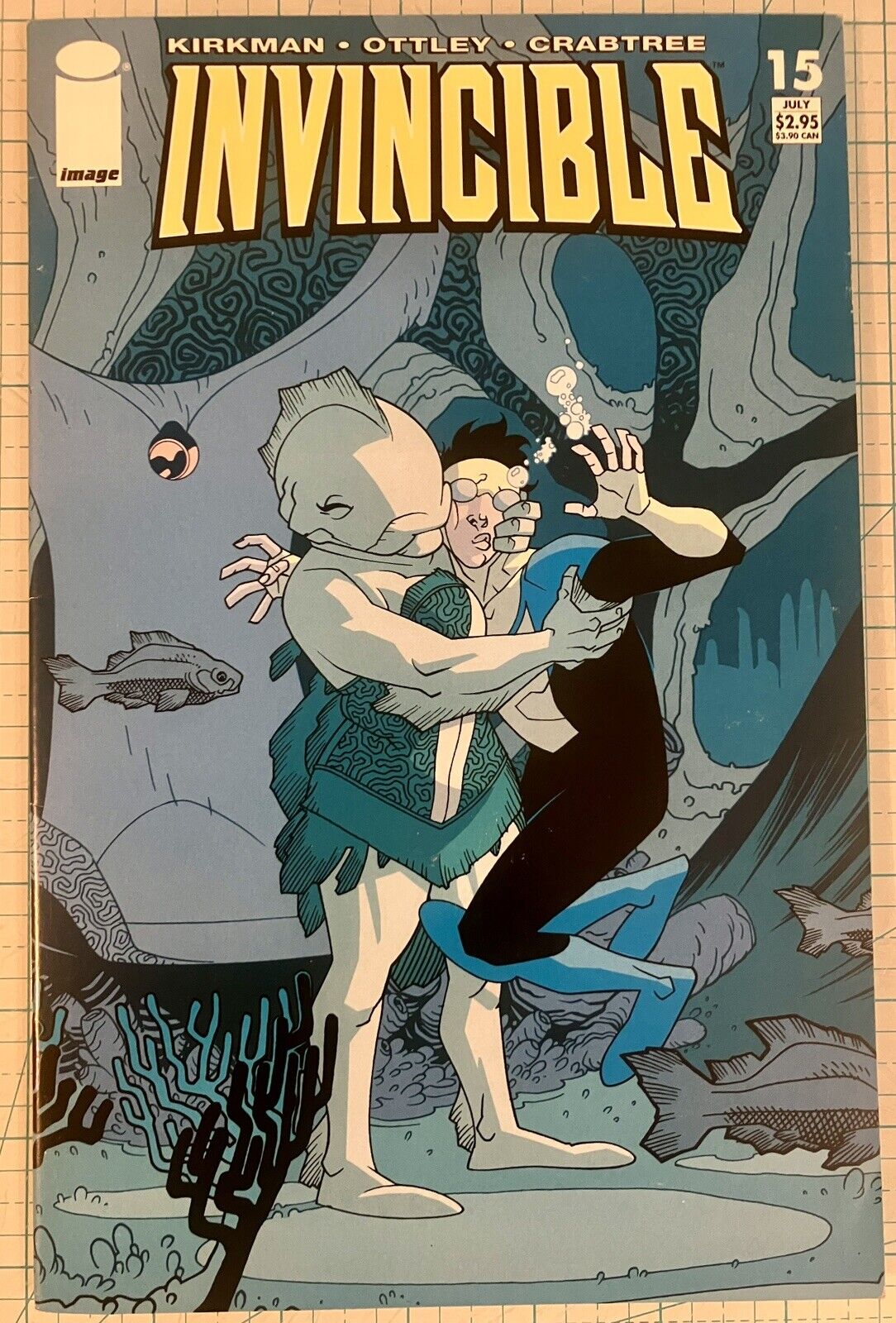 Invincible #15 NM/NM- Cory Walker Cover 1st Appearance of 2nd Aquarus 2004 Image