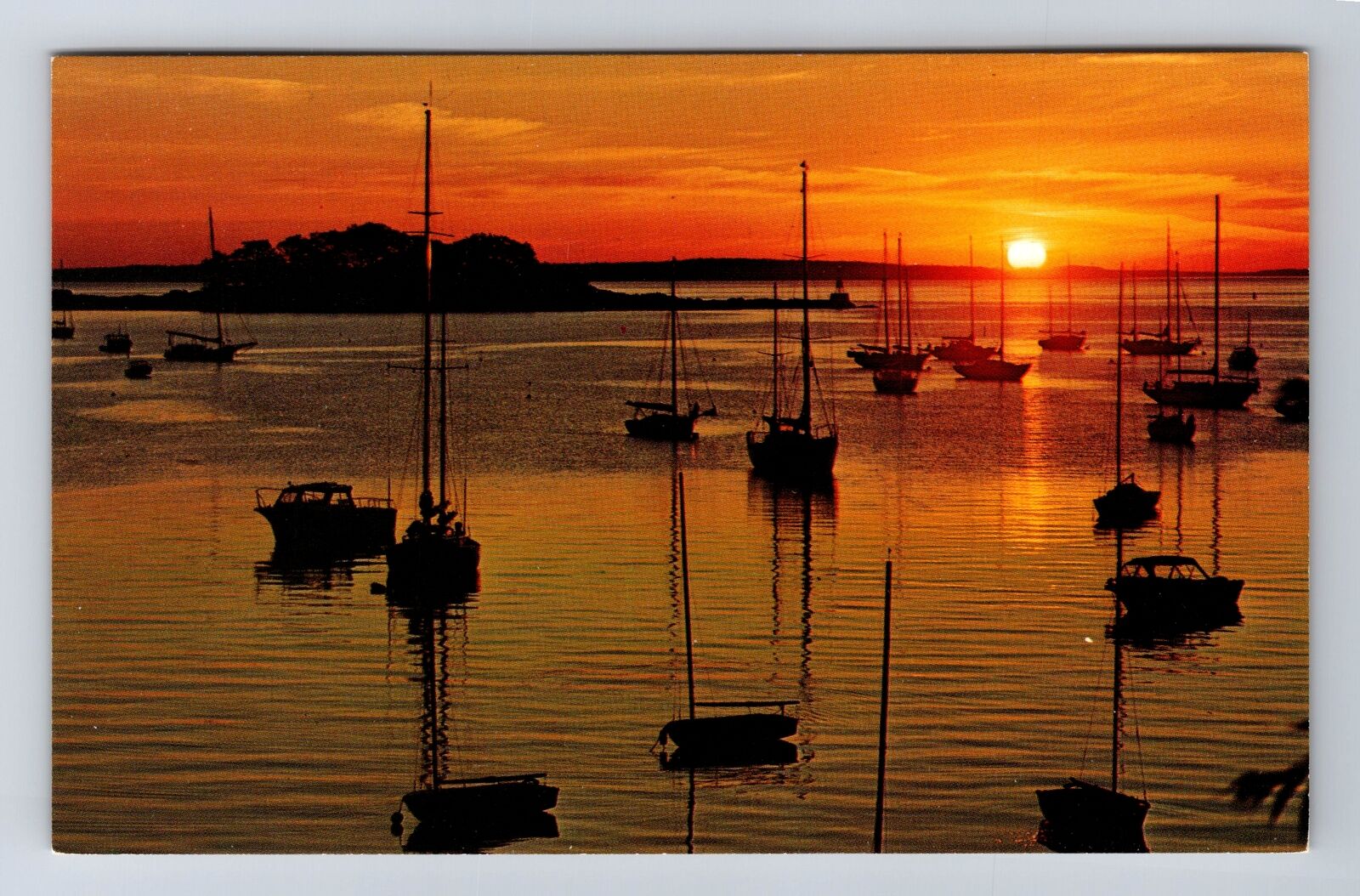 Camden ME-Maine, Sunrise, Antique, Vintage Postcard