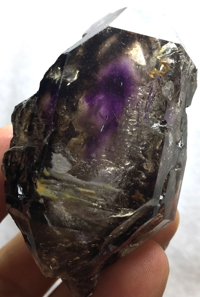 116g Diamond Grade Beautiful Super Seven Skeletal Amethyst Quartz Crystal A811