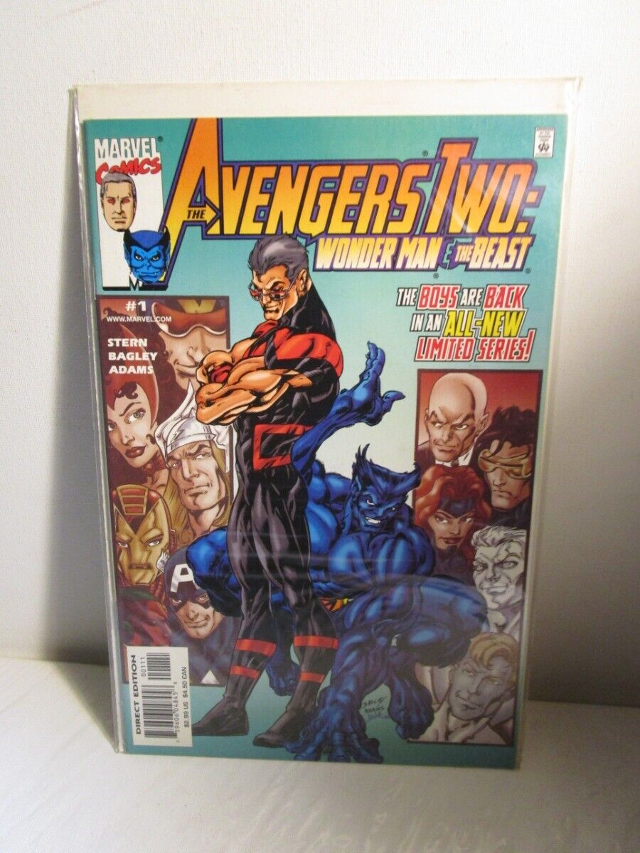 Avengers Two Wonder Man and the Beast #1 MARVEL Comics 2000 BAGGED BOARDED