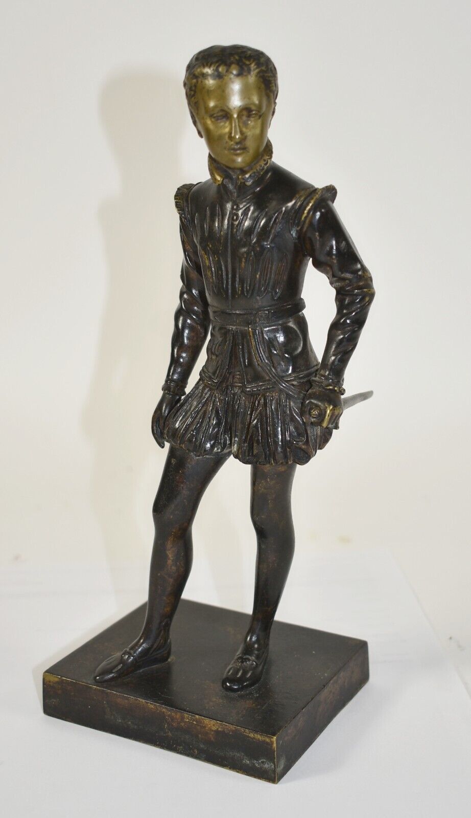 Antique Figural Bronze of Young Price Henry IV by Francois Bosio 1768-1845