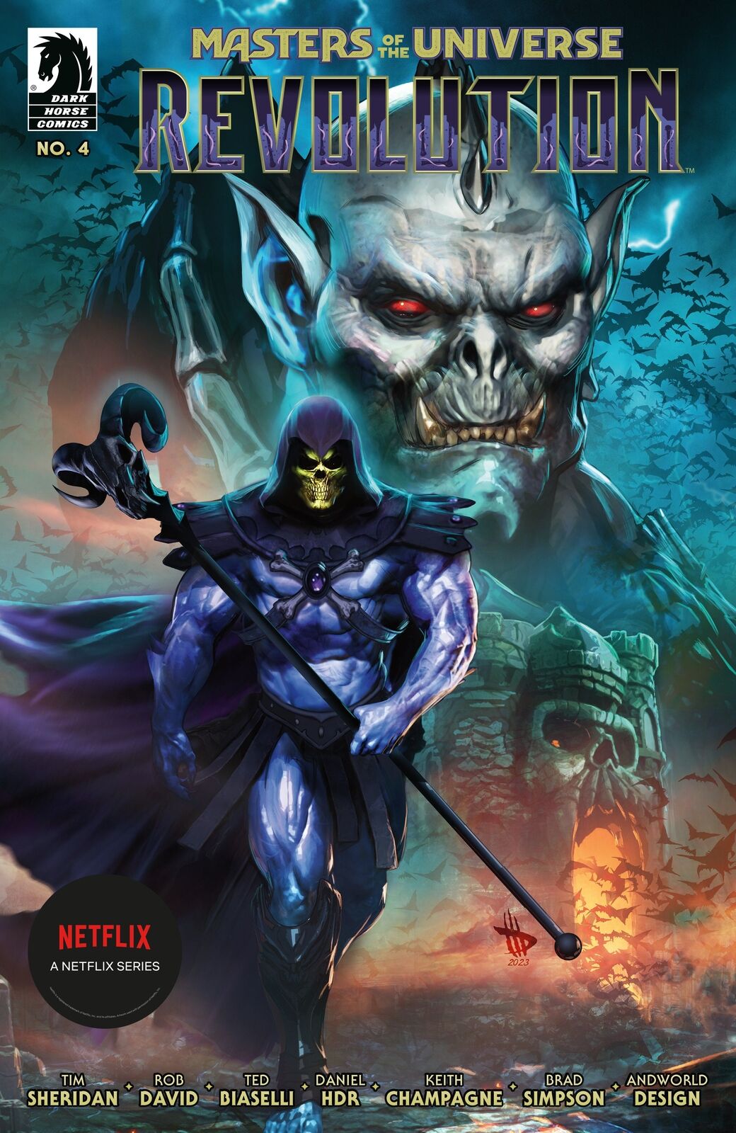 Pre-Order Masters of the Universe: Revolution #4 (COVER A) (Dave Wilkins) VF/NM