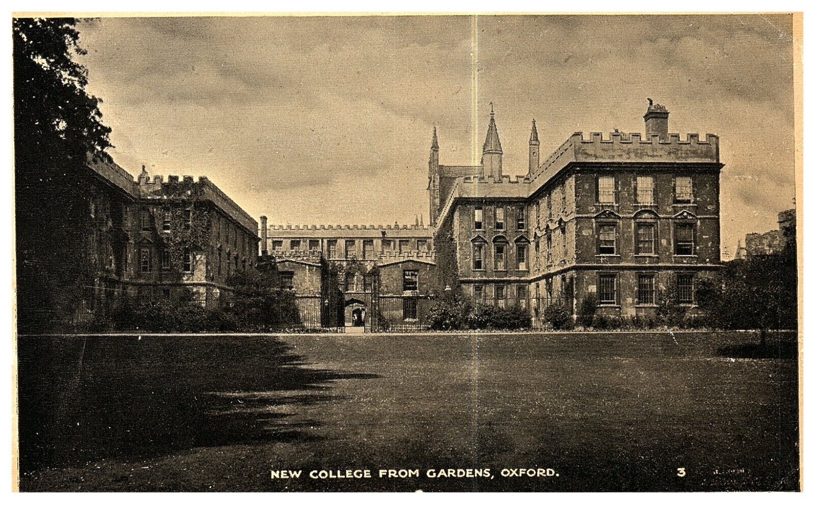 New Collage From Gardens - Oxford RPPC Photo Postcard PC36