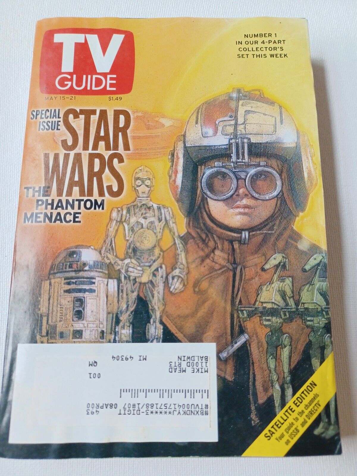 1999 Special Edition STAR WARS TV Guide