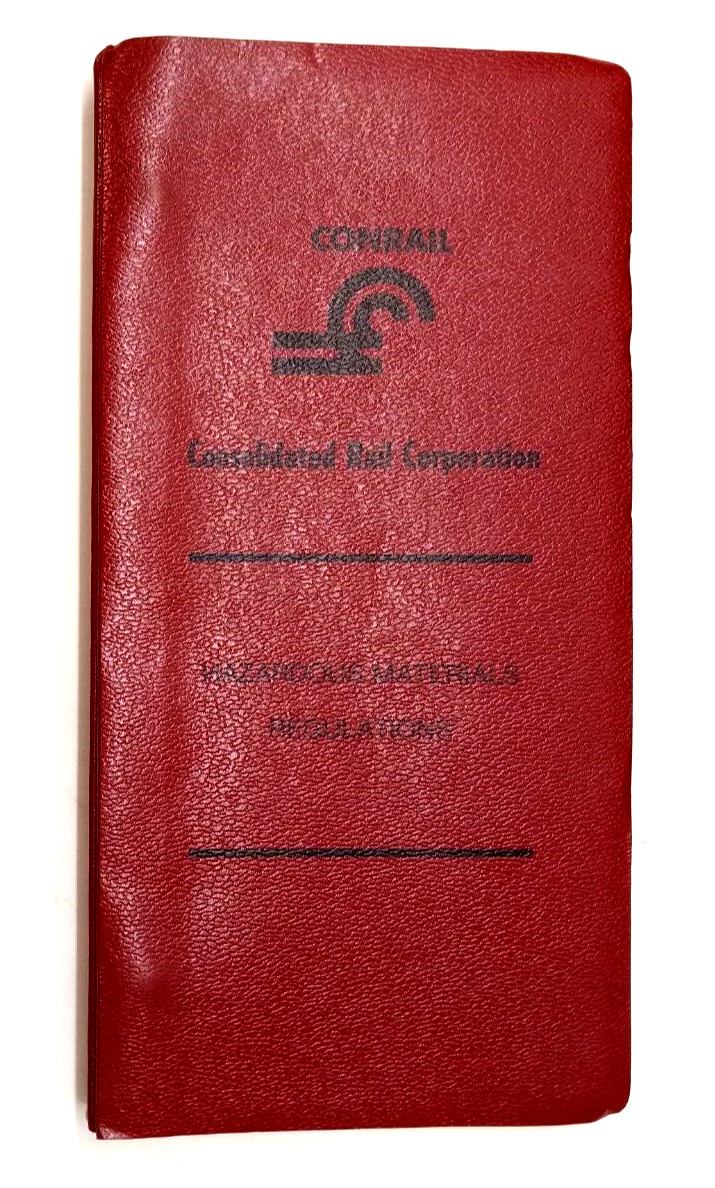 Conrail Consolidated Rail Corporation Hazardous Materials Railroad CT-225 Manual